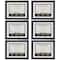 6 Pack: Black 8.5" x 11" Document Frame with Mat by Studio Décor®